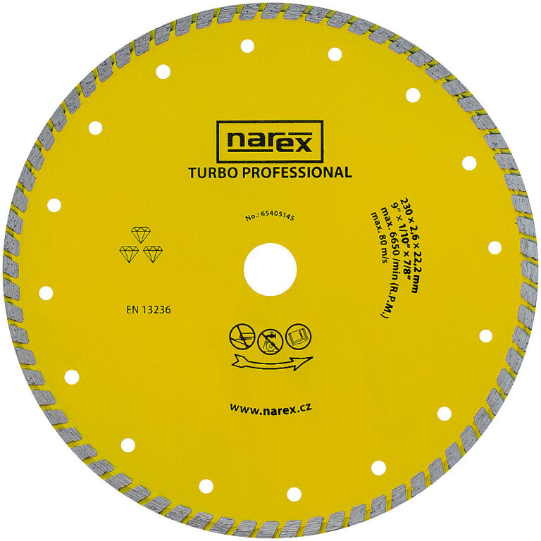 NAREX 65405145 Kotouč řezný diamantový 230mm TURBO PROFESSIONAL