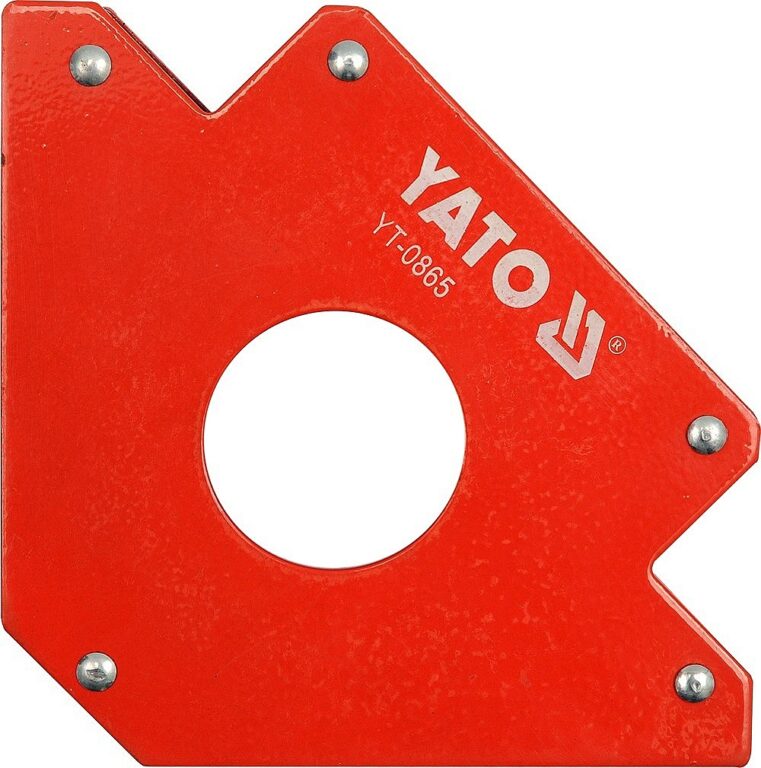 YATO YT-0865 Úhelník magnetický ke svařování 34 kg s otvorem