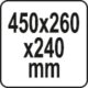 YATO YT-09183 Box na nářadí 45x26x24cm  (7916063)