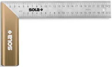 SOLA 56012001 Úhelník truhlářský 200x145mm SRB 200  (7797058)