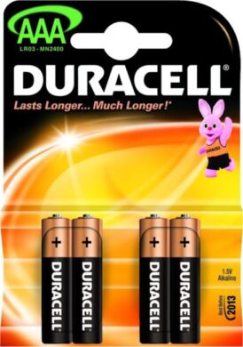 DURACELL LR03/4 AAA Baterie ALKALINE Basic (4ks/bal)  (7871074)