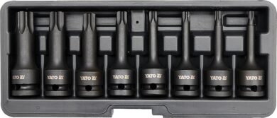 YATO YT-1065 Sada hlavic 1/2" 8dílná CrMo TORX TX30-TX80  (7894955)