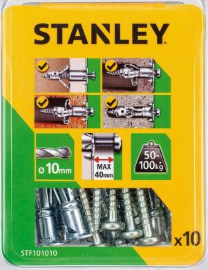 STANLEY STF101010 Kotva rozpínací s vrutem 10x60mm SET10  (7902571)