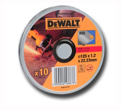 DEWALT DT42340TZ Kotouč řezný 125x1,2mm v boxu (10ks bal.)  (7903107)