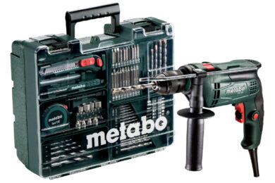METABO 600671870 Vrtačka příklepová 650W SBE 650 + příslušenství  (7905012)
