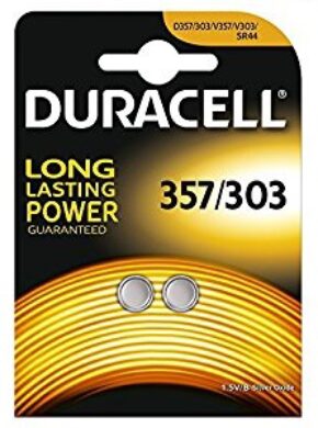 DURACELL 303/357 Baterie silver oxide (SR44) 1,5V 2ks blistr  (7910763)