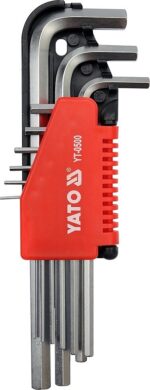 YATO YT-0500 Sada klíčů úhlových inbus (imbus) 1,5-10mm 9dílná  (7911693)