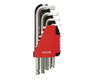 YATO YT-0509 Sada klíčů inbus (imbus) s kuličkou prodl. 2-12mm 10dílná  (7913352)