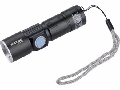 EXTOL 43135 Svítilna XPE 3W LED 150lm zoom USB nabíjení 3,7V Li-ion  (9043135)
