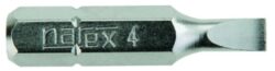 NAREX 807101 Bit PL 0,6x4 30ks/bal - Nástavec o délce 30mm se standardní upínací částí 1/4, Plochý 4, 30ks/bal. NAREX