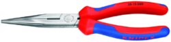 KNIPEX 26 12 200 Kleště půlkulaté břitové rovné - Plkulat klet s bity (zobkovit) 200mm, vysoce zatiteln, elastick precizn hroty. KNIPEX
