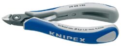 KNIPEX 79 02 120 Kleště štípací boční přesné elektro - Letno, S dvoubarevnmi vceslokovmi nvleky rukojet, Mini hlava