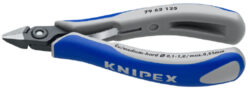 KNIPEX 79 62 125 Kleště štípací boční přesné elektro - Pesn bon tpac klet 125mm pro elektroniku, s brouenou hlavic a roubovanm kloubem, Knipex