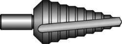 Vrták stupňovitý HSS 4-12mm 0/5 BUČOVICE 641005 - Vrták stupňovitý č. 0/5 HSS 4/12-2