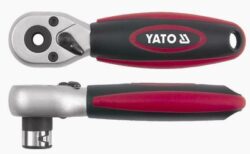 YATO YT-0328 Ráčna 1/4" STUBBY na bity L100 - Rna pro bity 10mm krtk 72zub