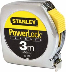 STANLEY 0-33-218 Metr svinovací 3m kovový PowerLock blister - Svinovac metr 3m x 12,7mm Leverlock STANLEY