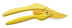 FISKARS 1027494 Nůžky zahradnické do 20mm P26 SingleStep žluté - Nůžky zahradnické do 20mm P26 SingleStep žluté