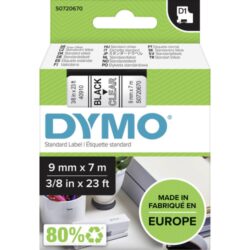 Páska termo D1 pro štítkovač č/b 9mm 7m DYMO S0720670