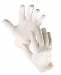 CERVA AUK Rukavice vel.10 - Pletené bezešvé rukavice vel.10 s pružnou manžetou ze směsi polyester/bavlna.