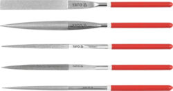 YATO YT-6156 Sada jehlových pilníků DIA 5x180mm - Sada jehlových pilníků DIA 5x180mm