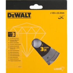 DEWALT DT3761 Kotouč diamantový 125mm - DIA kotouč na tvrdé materiály a žulu 125 mm