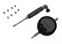 KMITEX 7110.84 Mikrometr dutinový digitální 50-100 0.01mm ČSN251838 DIN863 - Dutinový mikrometr včetně digitálního úchylkoměru s rozsahem 50-100 mm (hloubka měření 150 mm) a dělením 0,01 mm.