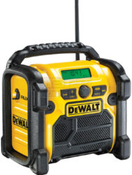 DEWALT DCR019-QW Aku přenosné rádio 10,8-18V AUX (bez akumulátoru) - Aku přenosné rádio bez aku