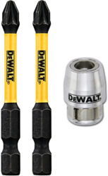 DEWALT DT70535T Bit PZ2/25mm Torsion + mag.držák - Torsion bity 2xPz2 50mm + magnetický držák DeWALT.