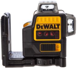 DEWALT DCE089LR-XJ Aku laser linkový 4x AA, 3x červený paprsek - 3x paprsek - 2x vertikální a 1x horizontální