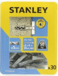 STANLEY STF20530 Hmoždinka do betonu nylon 5x25mm SET30 - Hmodinky do betonu prmer 5mm, 30 ks. Stanley