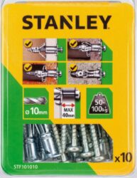 STANLEY STF101010 Kotva rozpínací s vrutem 10x60mm SET10