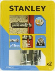 STANLEY STF41012 Kotva štítová rozpínací se šroubem 16x60mm SET2 - Kotva ttov rozpnac se roubem,16x60 mm, 2ks. STANLEY STF41012