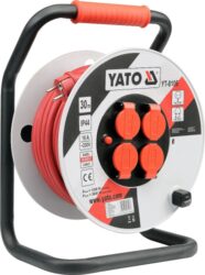 YATO YT-8106 Kabel 30m na cívce 4zásuvky PVC IP44 3G2,5mm 16A - Kabel 30m na cvce 4zsuvky PVC IP44 3G2,5mm 16A