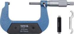 YATO YT-72302 Mikrometr třmenový 50-75mm 0.01mm - Mikrometr třmenový 50-75mm 0.01mm