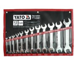 YATO YT-0381 Sada klíčů oboustranných 6-32mm 12dílná - Sada klíčů oboustranných 6-32mm 12dílná