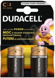 Baterie DURALOCK LR14/2 (2ks/bal) mono mini Basic DURACELL 101205