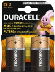 Baterie DURALOCK LR20/2 (2ks/bal) mono big Basic DURACELL 101206