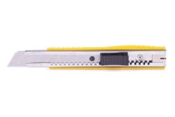 LOBSTER 107103 Nůž odlamovací 18mm celokov žlutý  SX771N - Nůž odlamovací 18mm celokov žlutý