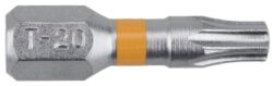 NAREX 65404462 Bit T20x25mm TORX Orange (2ks) SUPERLOCK - roubovac bit T20-25 ORANGE (2ks). NAREX 65404462