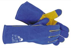 CERVA PUGNAX BLUE Rukavice svářečské vel.10 - Svesk celokoen rukavice s vztuhou ve svrac sti mezi dlan a palcem. it Kevlarovou nit. Velikost 10. CERVA
