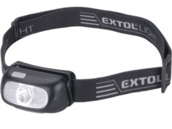 EXTOL 43181 Svítilna čelovka 5W CREE XPG LED 130Lm USB - Lehk elovka s kloubovou hlavou s dosvitem a 40m, nabjen pes USB. EXTOL