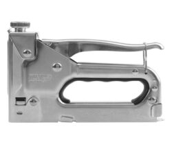 YATO YT-7007 Sponkovací pistole 4-14mm pro spony 11,3mm - alounick sevaka s regulac sly deru, pln se typickmi, obdlnkovmi sponkami 11,3mm. YATO