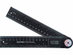 EXTOL 8823510 Úhloměr digitální s pravítkem 200mm - Digitální úhloměr s pravítkem, 200mm s automatickým zapnutím i vypnutím po 6 minutách. EXTOL