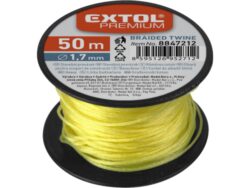 EXTOL 8847212 Provázek stavební žlutý 1,7mm x 50m - Stavební provázek 1,7mm, 50m, žlutý